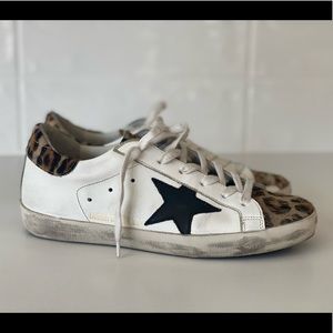 GOLDEN GOOSE Superstar RARE leopard print 37